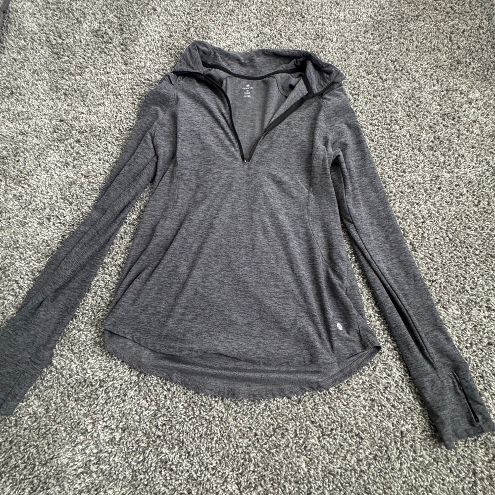 Gray Women's Long Sleeve Top